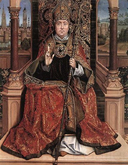 Master of the Legend of St. Lucy St Nicholas Altarpiece Spain oil painting art